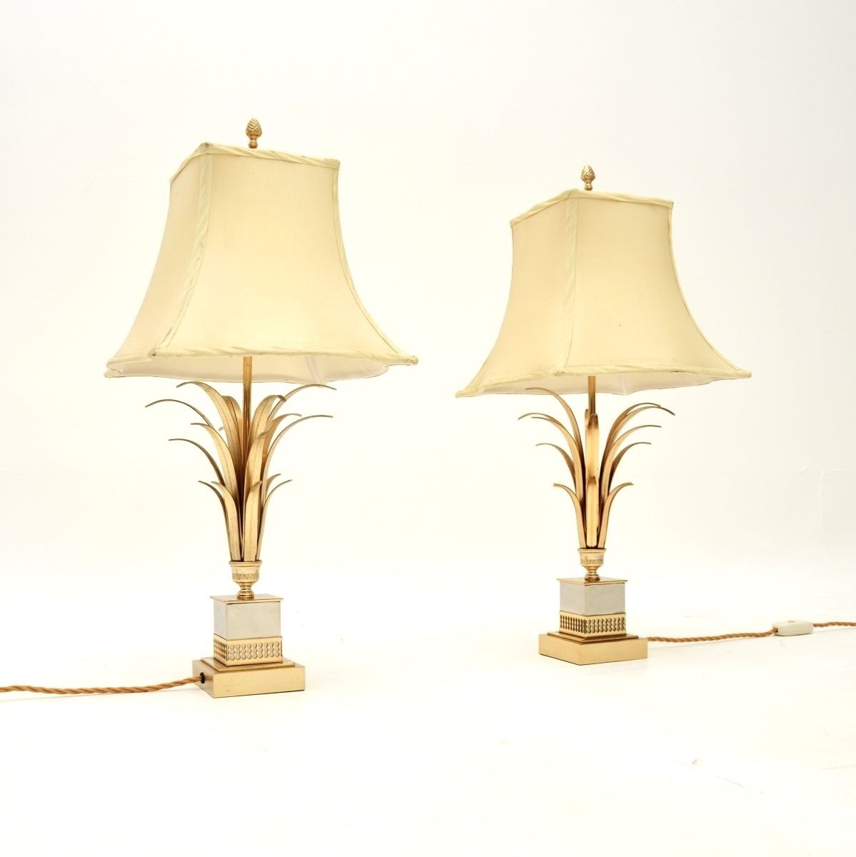 Pair Of Vintage Table Lamps By Boulanger photo furniture