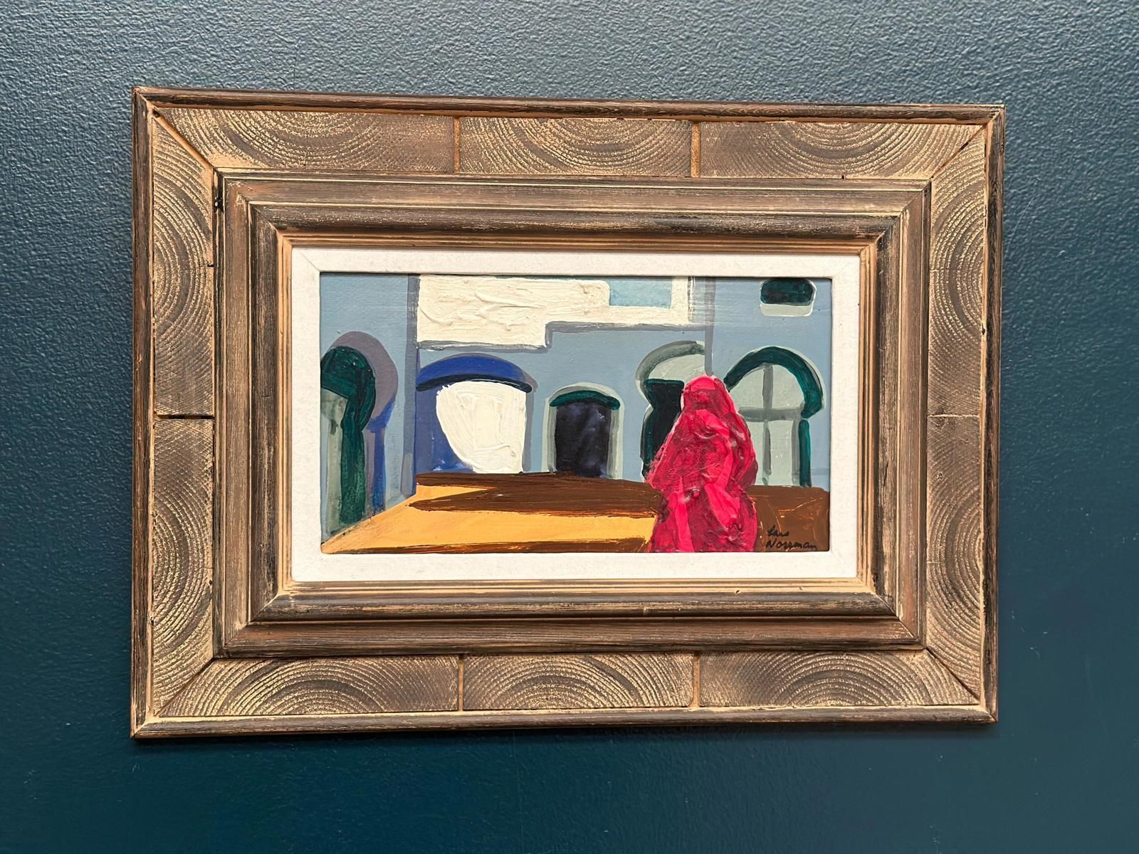 Original Mid Century Swedish Oil On Panel – “Southern Motif” By Lars Norrman  – Vintage & Framed – 44 × 32 Cm (17.3" × 12.6") photo vinterior