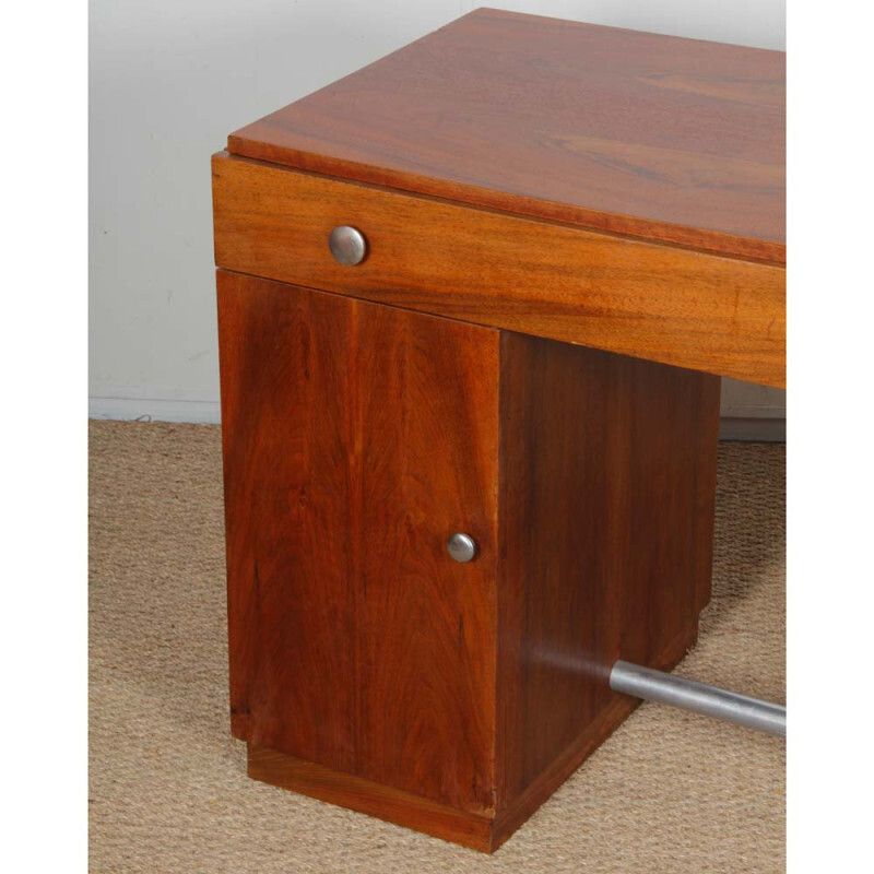 Modernist Wooden Desk, Dating From The 1940s photo Furniture