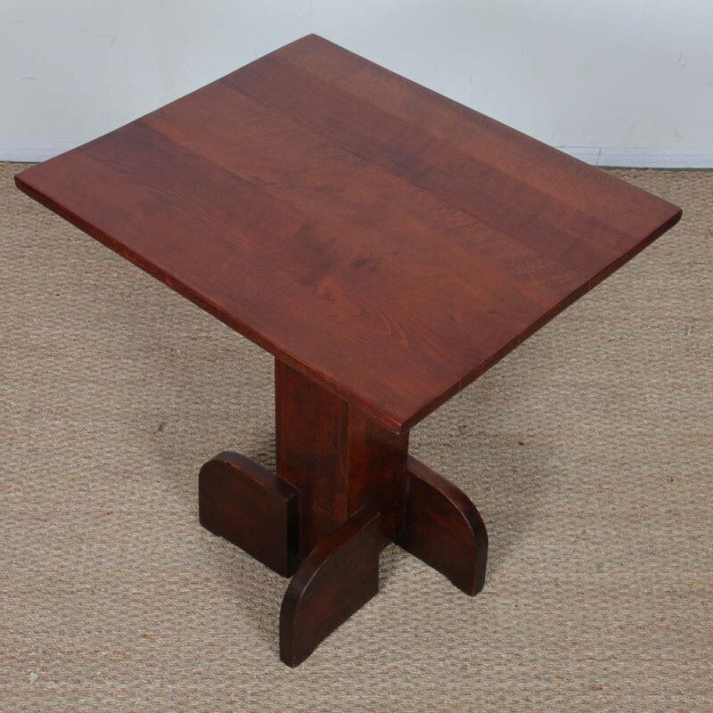 High Wooden Table, French Craftsmanship From The 1940s photo Furniture