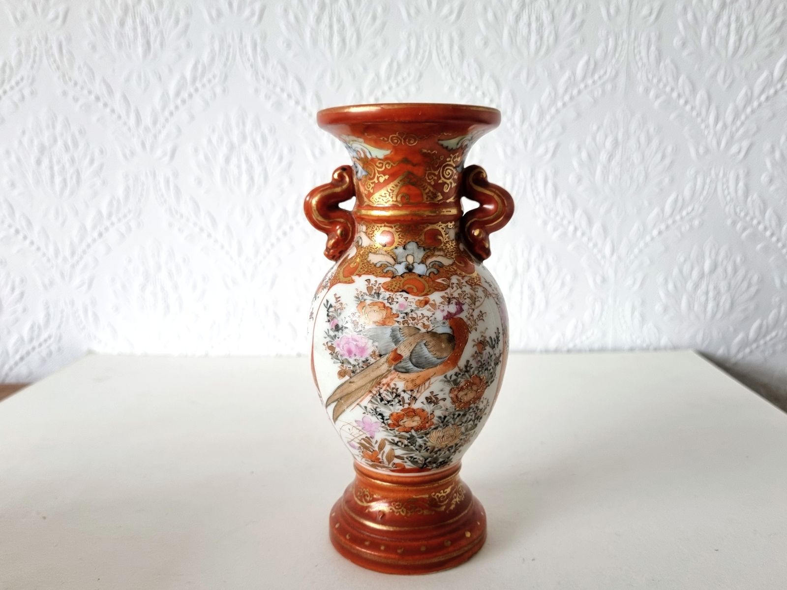 Japanese Kutani Porcelain Vase photo Home Decor