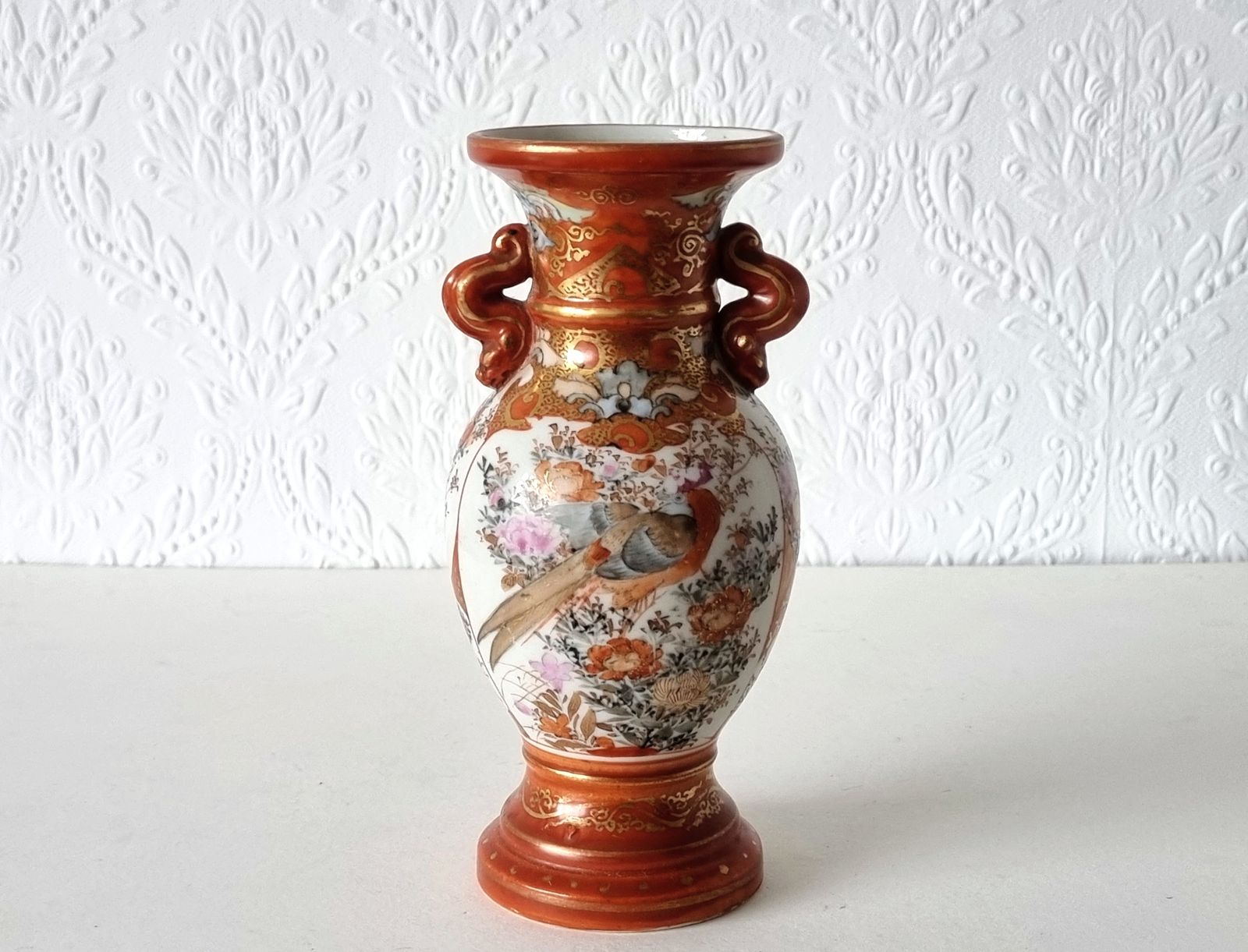Japanese Kutani Porcelain Vase