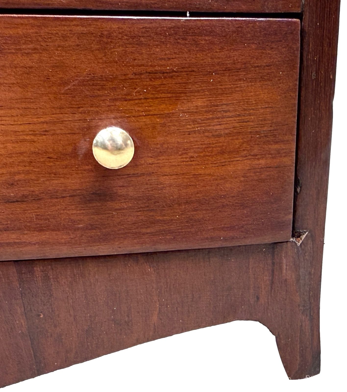 19th Century Victorian Miniature Bowfront Chest (England, Circa 1860) photo buy