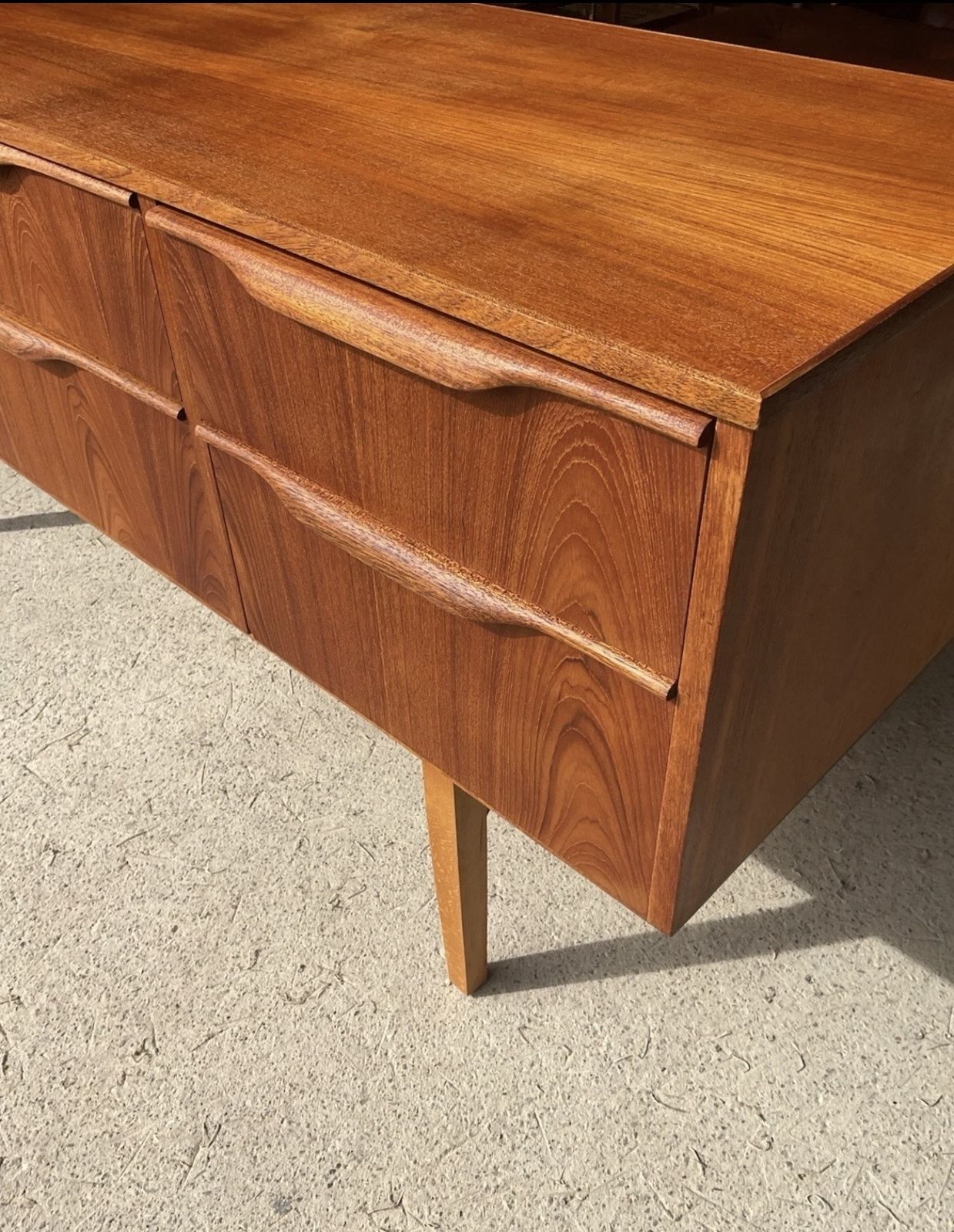 Mid Century Teak Sideboard With Drawers By Frank Guille For Austinsuite 1960s photo 545.0
