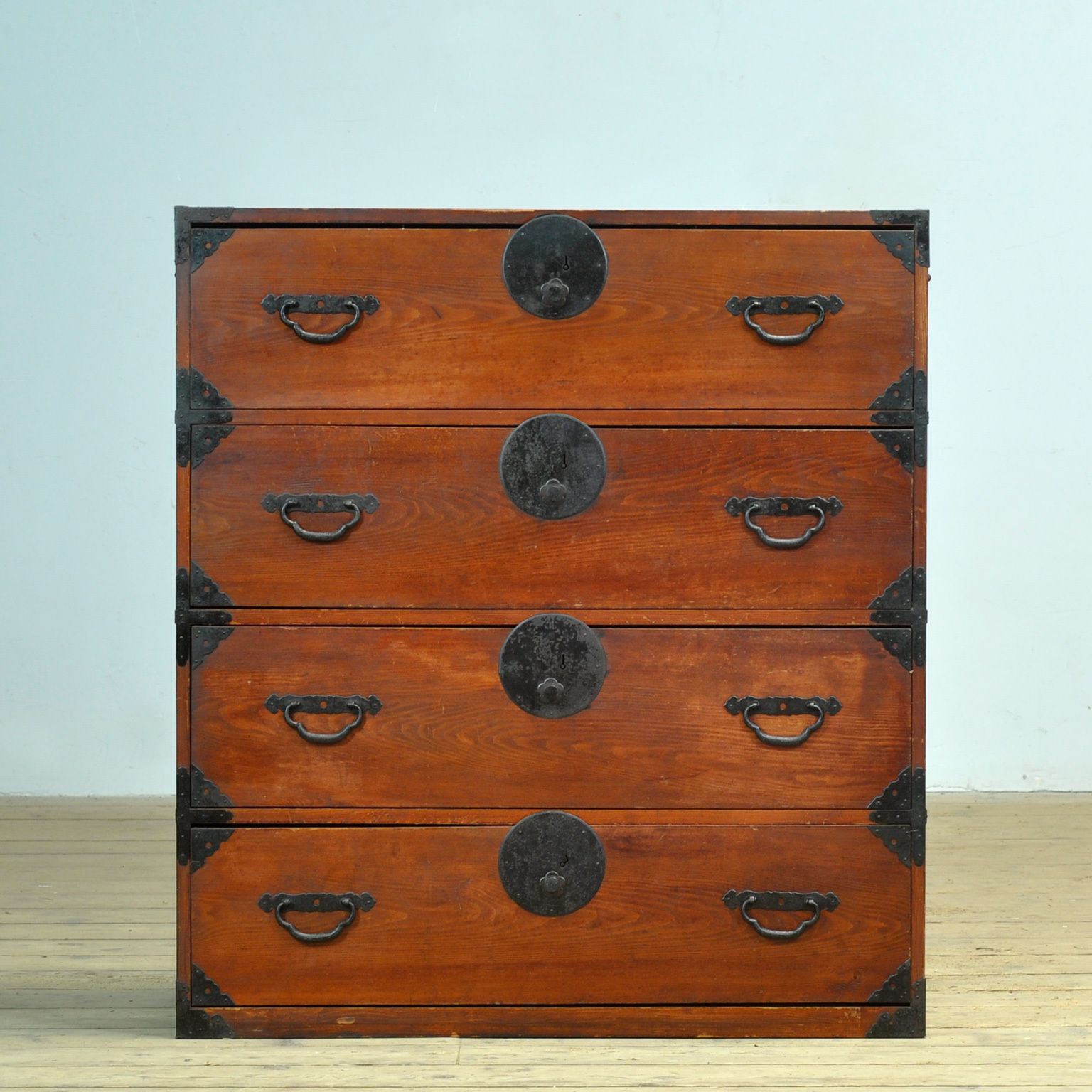 Japanese Tansu Chest Of Drawers, Circa 1870 photo furniture