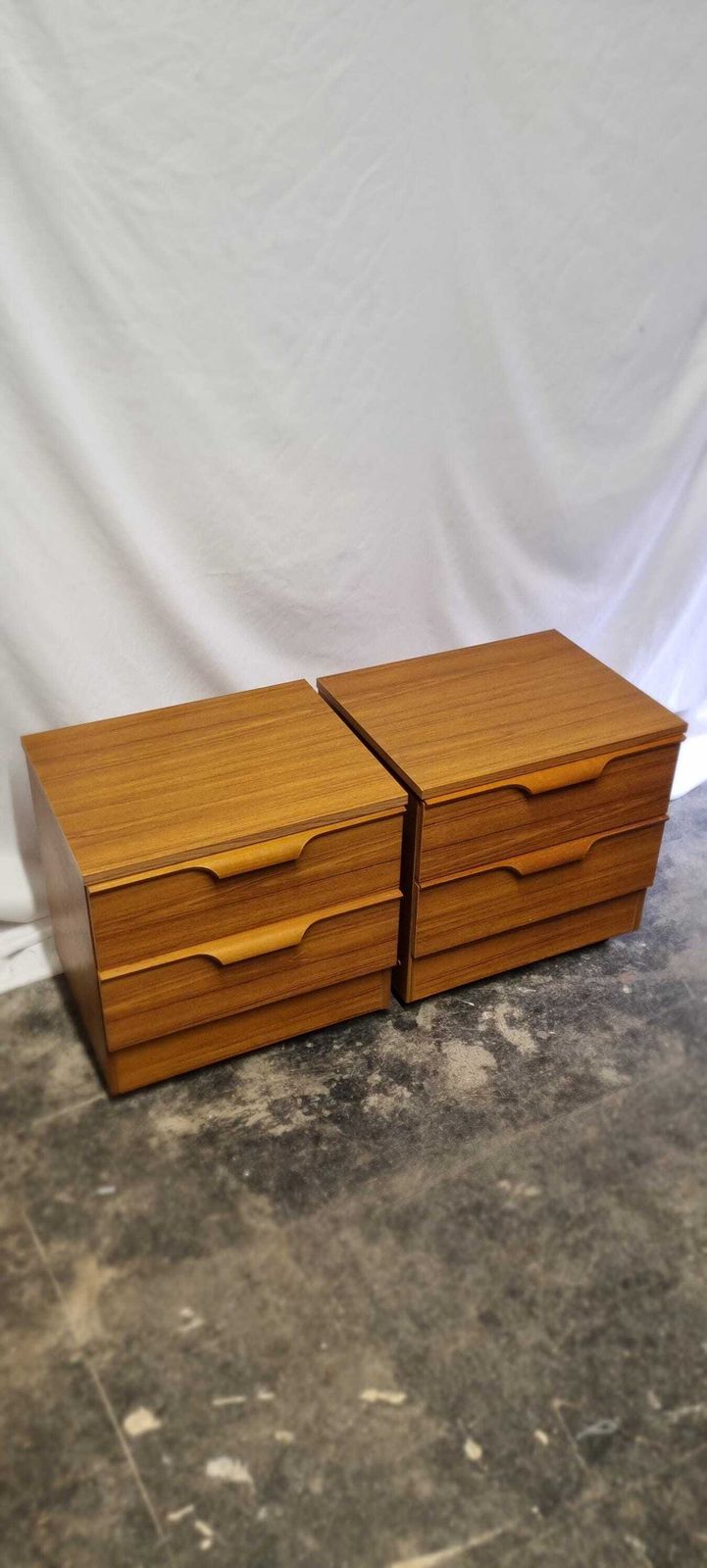 Pair Of Austinsuite Bedside Cabinets/Chest Of Drawers. photo for sale