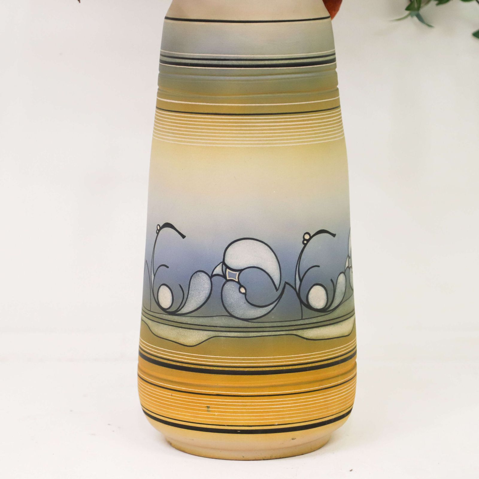 Mid‑Century Sicilian Floor Standing Studio Pottery Vase, Signed Robert Gagliani photo Home Decor