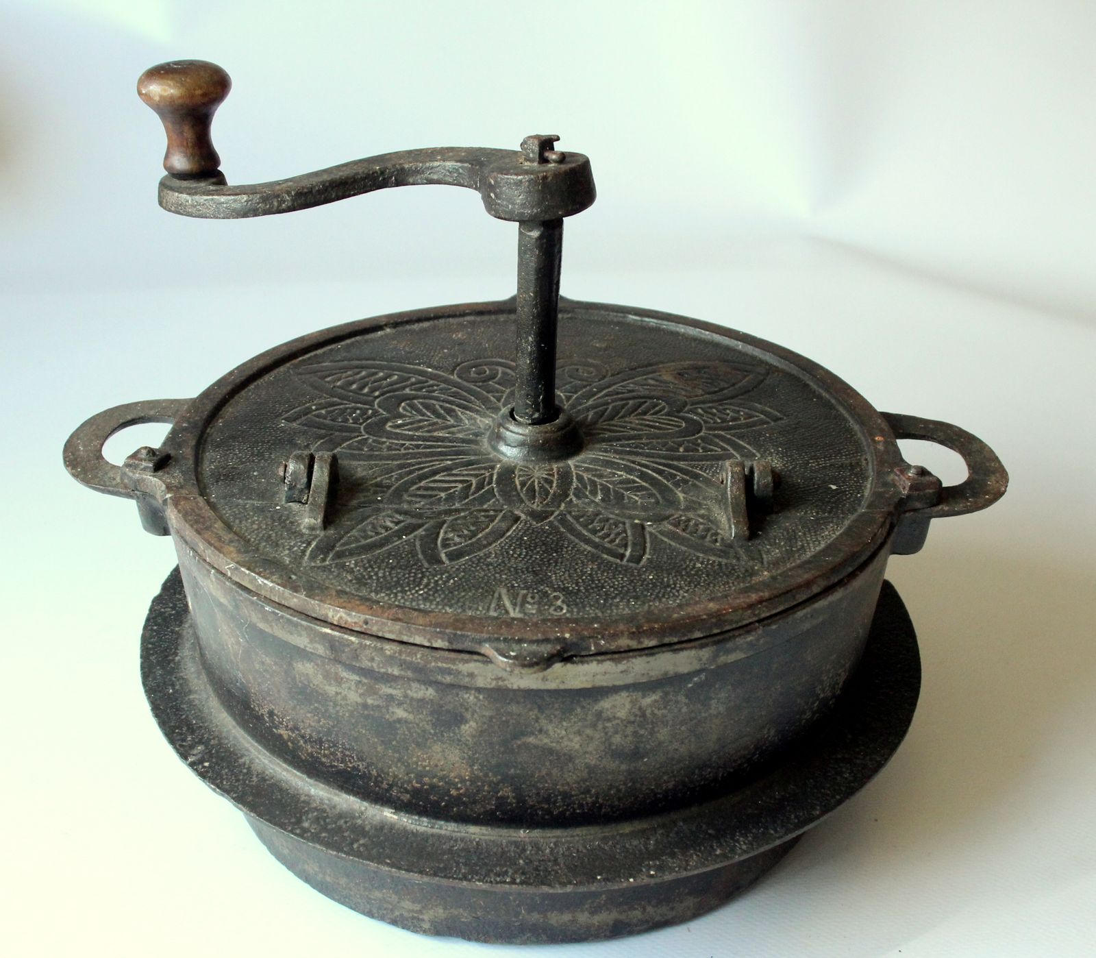 1920s Antique Coffee Roaster Made Of Cast Iron photo 155.0