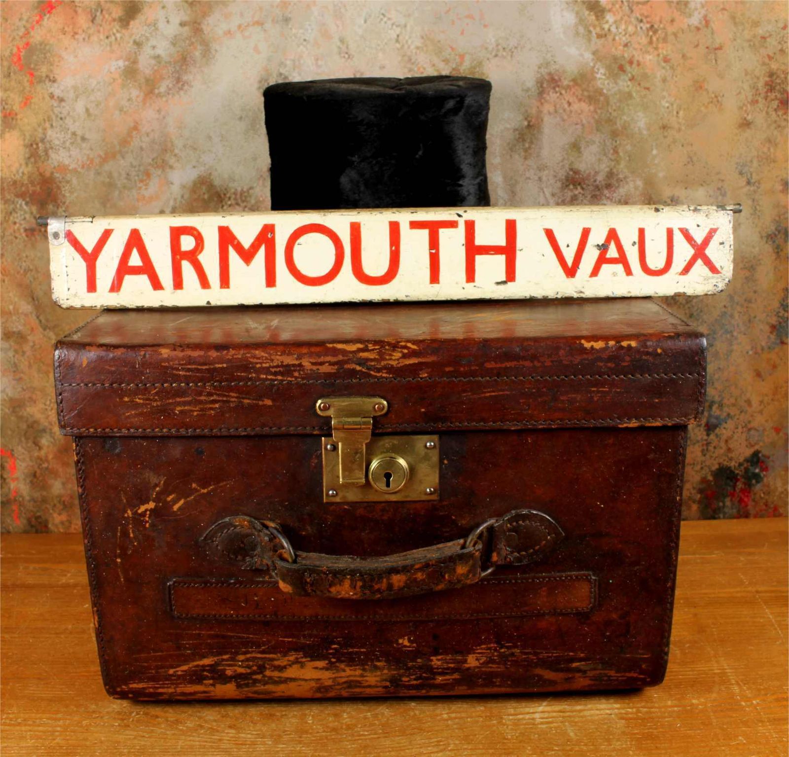 Antique Yarmouth Vauxhall Destination Sign. Train Station Sign C1930.