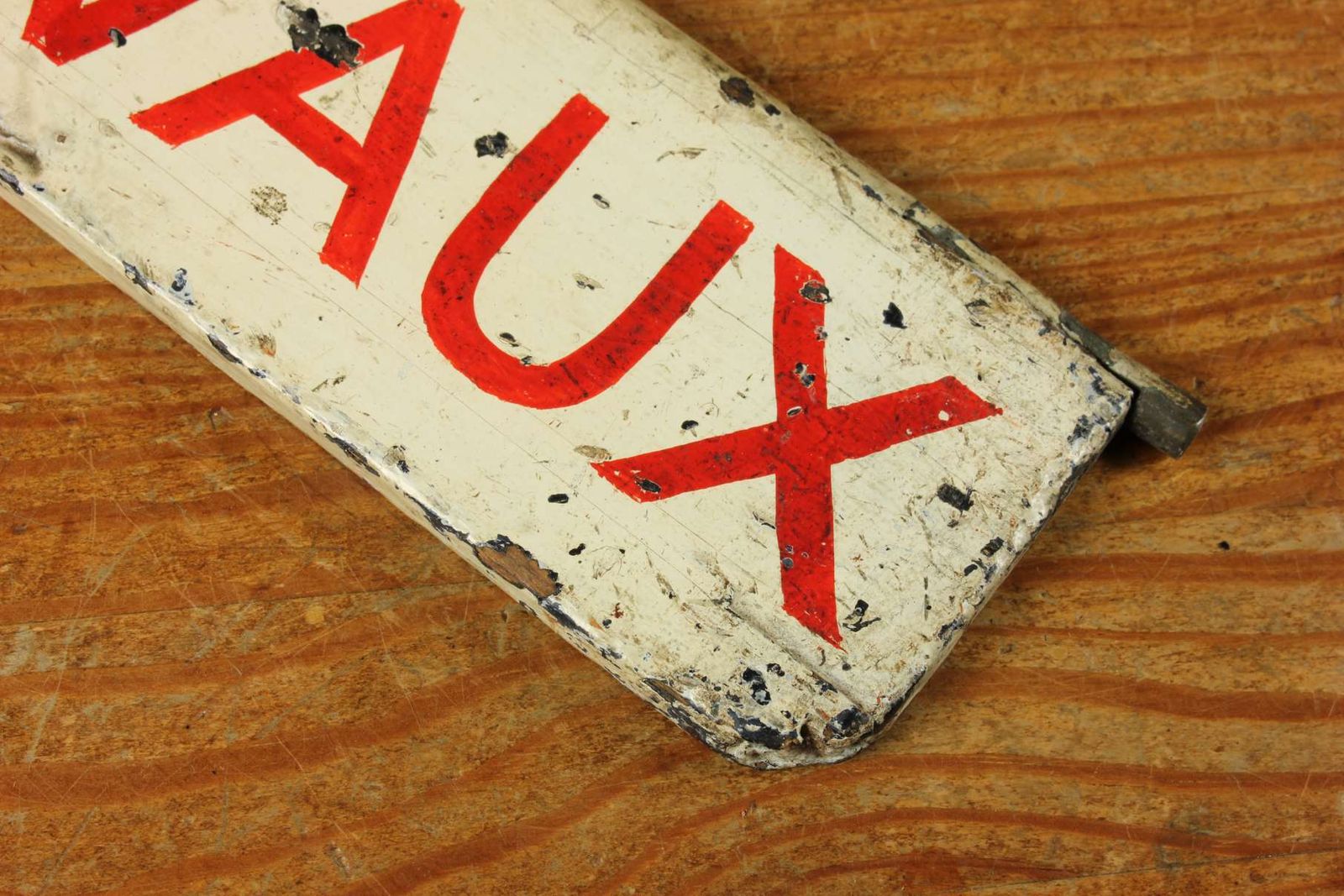 photo for sale Antique Yarmouth Vauxhall Destination Sign. Train Station Sign C1930.