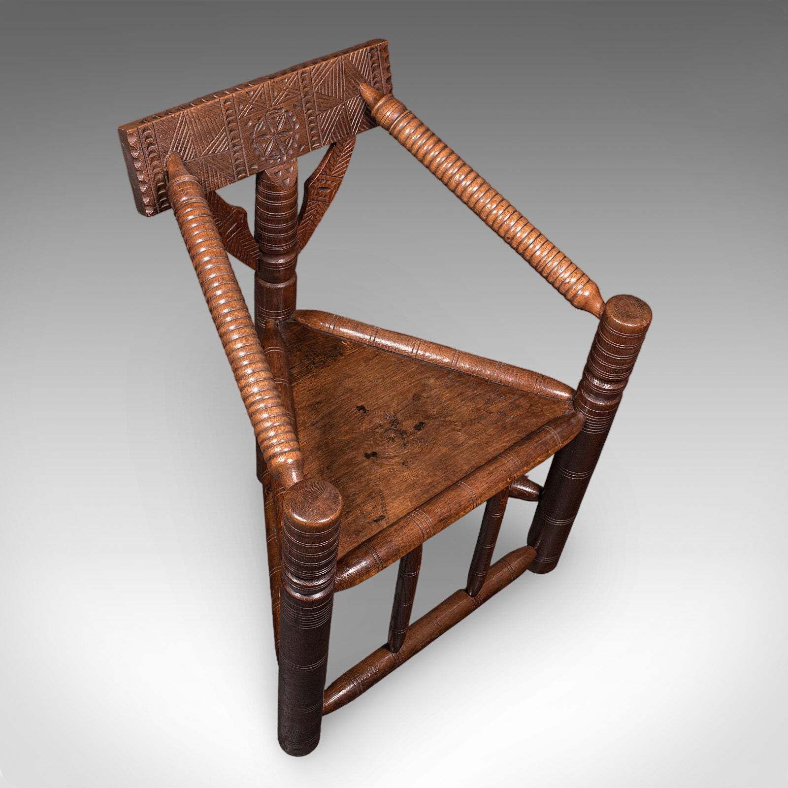 Antique Turner's Armchair, English, Old Saxon Chair, Oak, Elbow Seat, Victorian photo vinterior