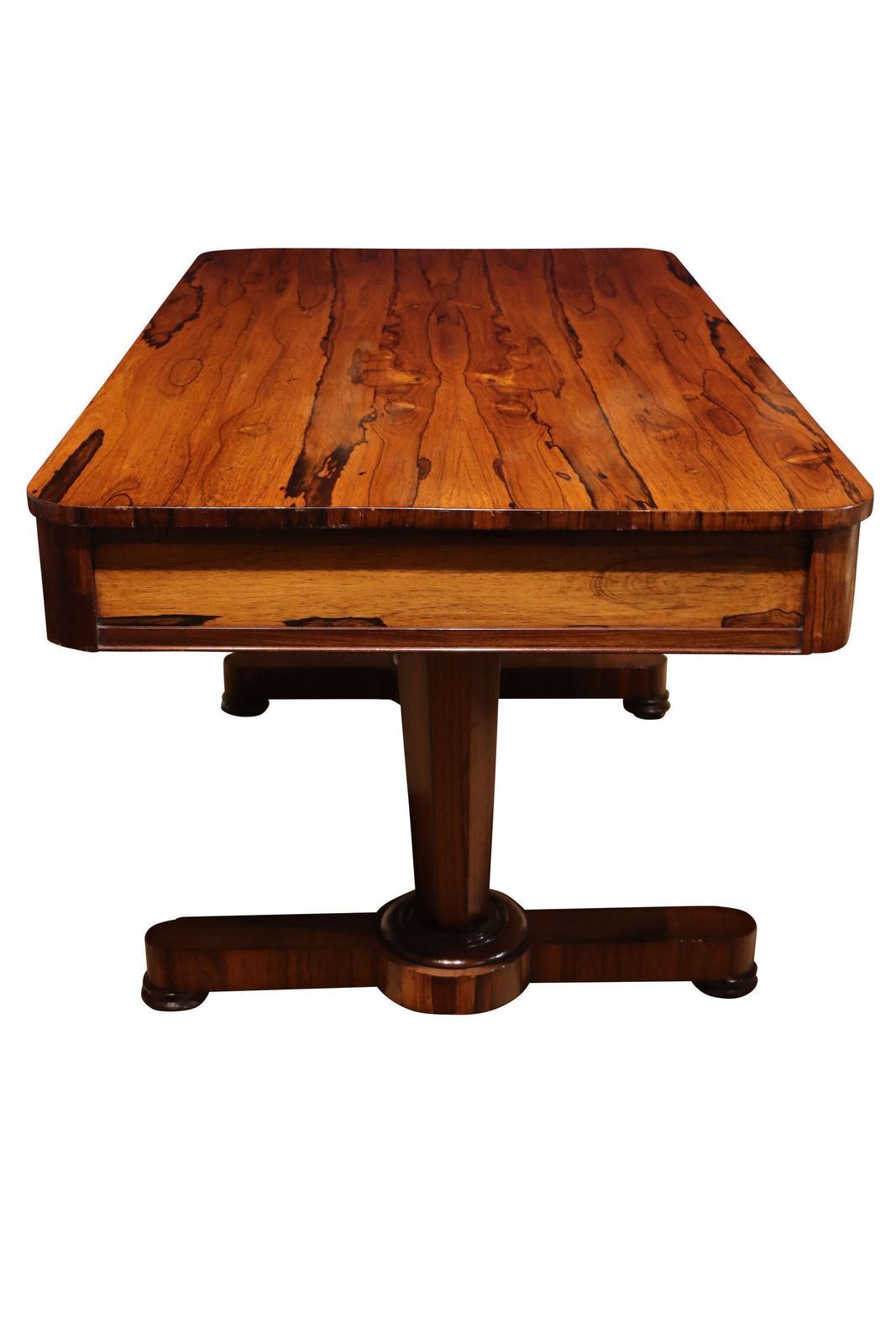 Fine William IV Figured Rosewood Writing Table / Library Desk C.1835 photo vinterior