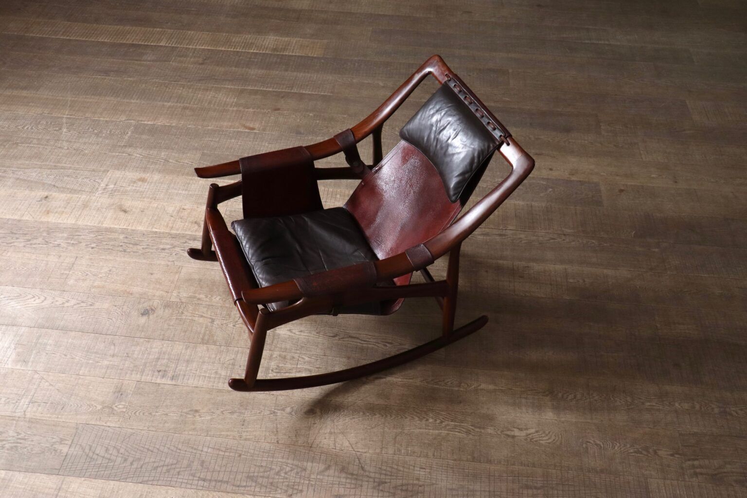 Liceu De Artes E Oficios Rocking Chair With Ottoman Brazil 1960s