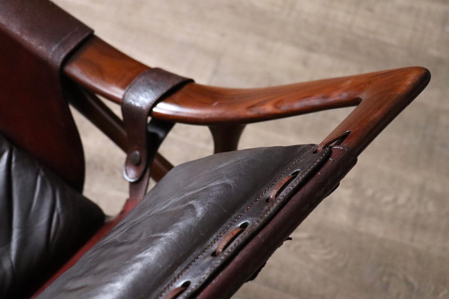 Liceu De Artes E Oficios Rocking Chair With Ottoman Brazil 1960s photo vinterior