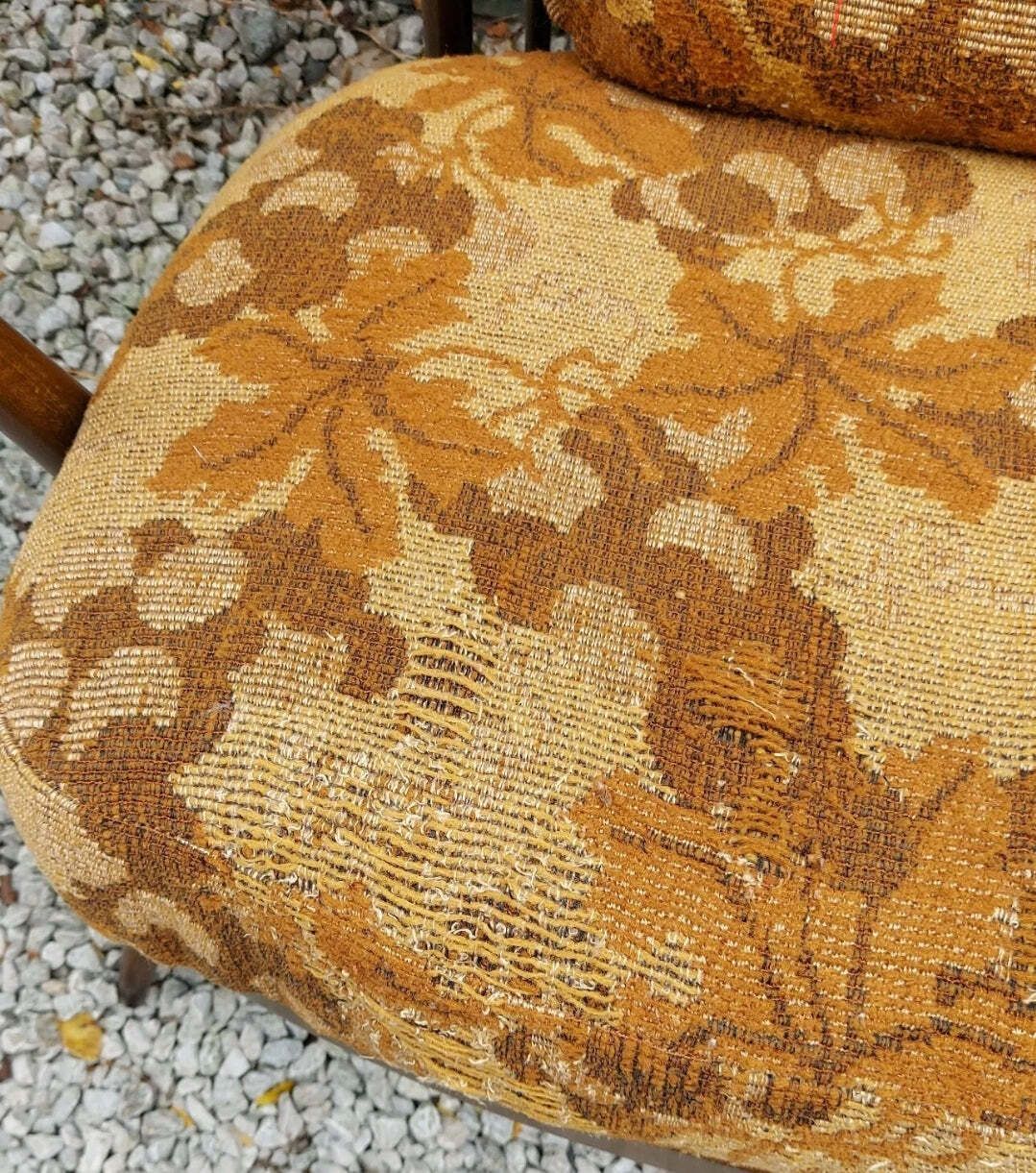 Mcm High Back Ercol 478 Chair Traditional Dark Finish Refurbished photo 300.0
