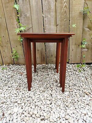 Mcm Nest Of Tables Curved Edge Rosewood Danish photo Furniture