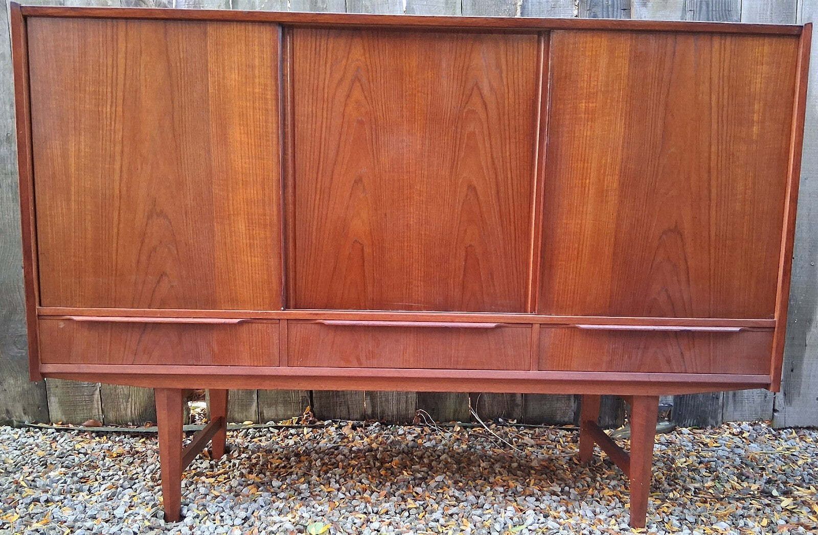 Mid Century Modern Ew Bach Teak Highboard For Sejling Skabe photo furniture
