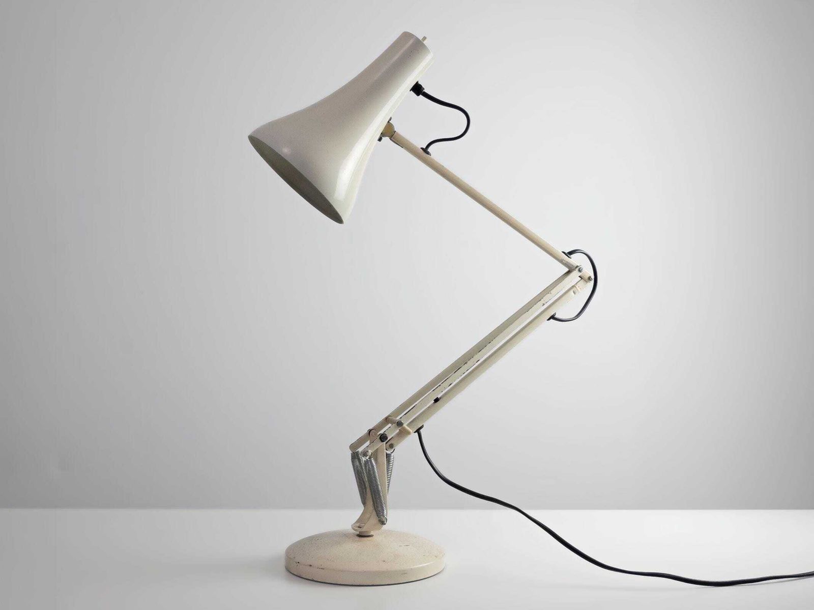 Vintage White Anglepoise Desk Lamp 1960s   1970s Mid Century Home Decor & Lighting