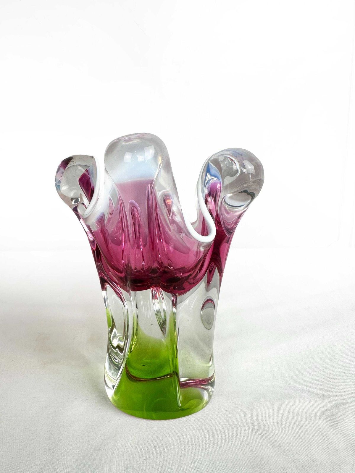 Josef Hospodka   Chřibská (Borske Sklo)   Mid Century Art Glass Vase Czech Republic 1960 1969 photo Home Decor
