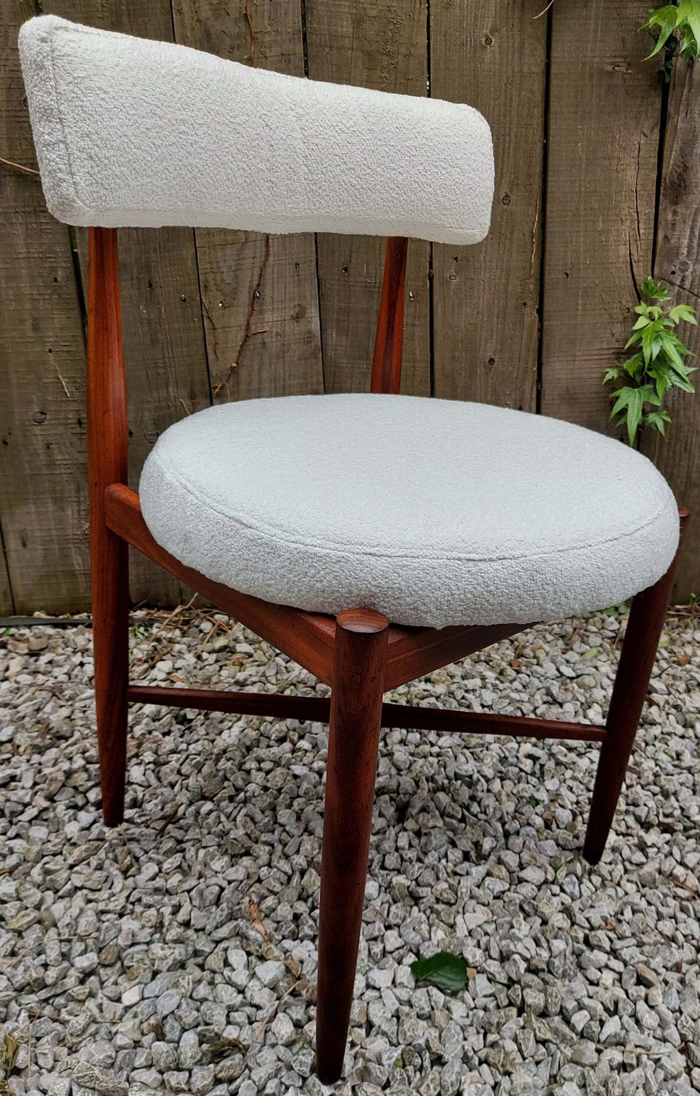 Mcm 4 G Plan Fresco Dining Chairs Ivory Boucle C