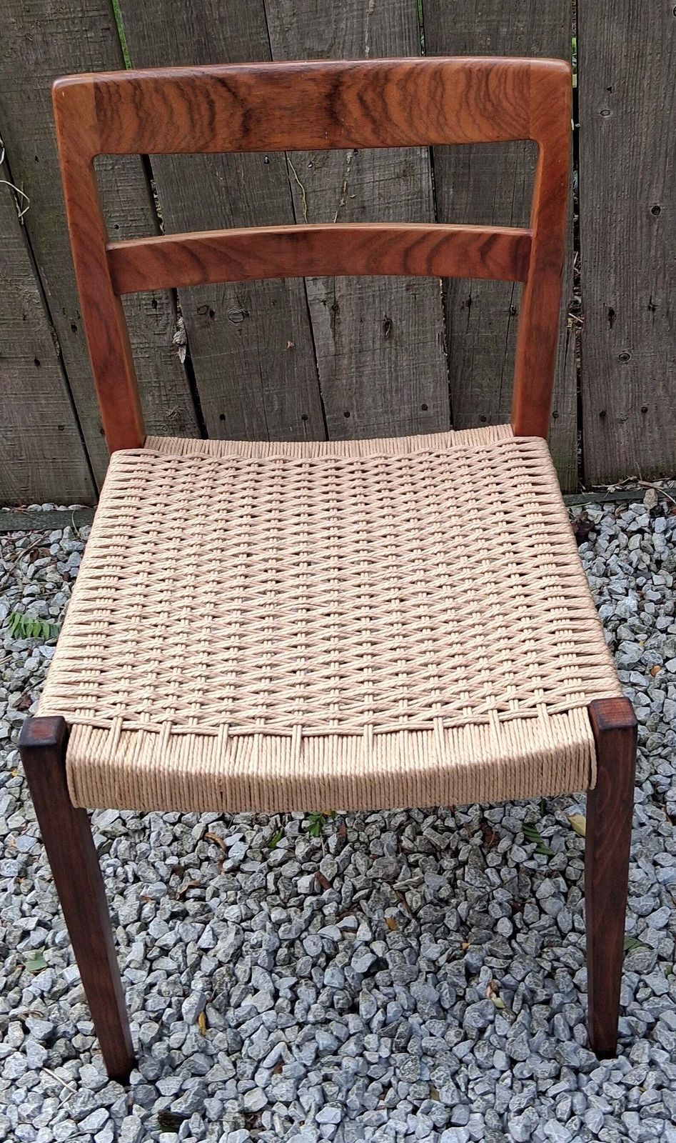 Mcm 2 Rosewood Dining Chairs Nils Jonsson Troeds Garmi Danish Papercord photo furniture