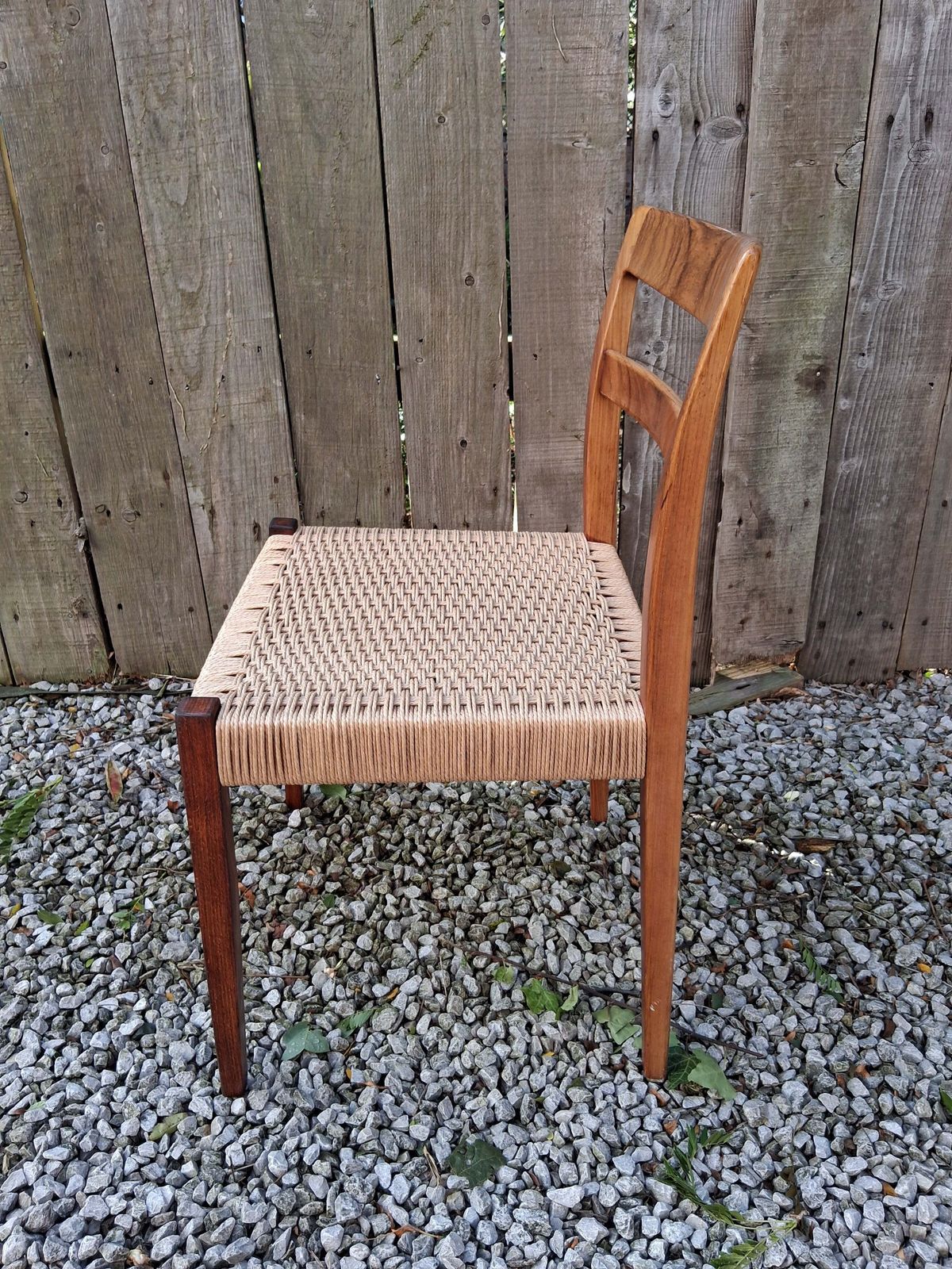 Mcm 2 Rosewood Dining Chairs Nils Jonsson Troeds Garmi Danish Papercord photo vinterior