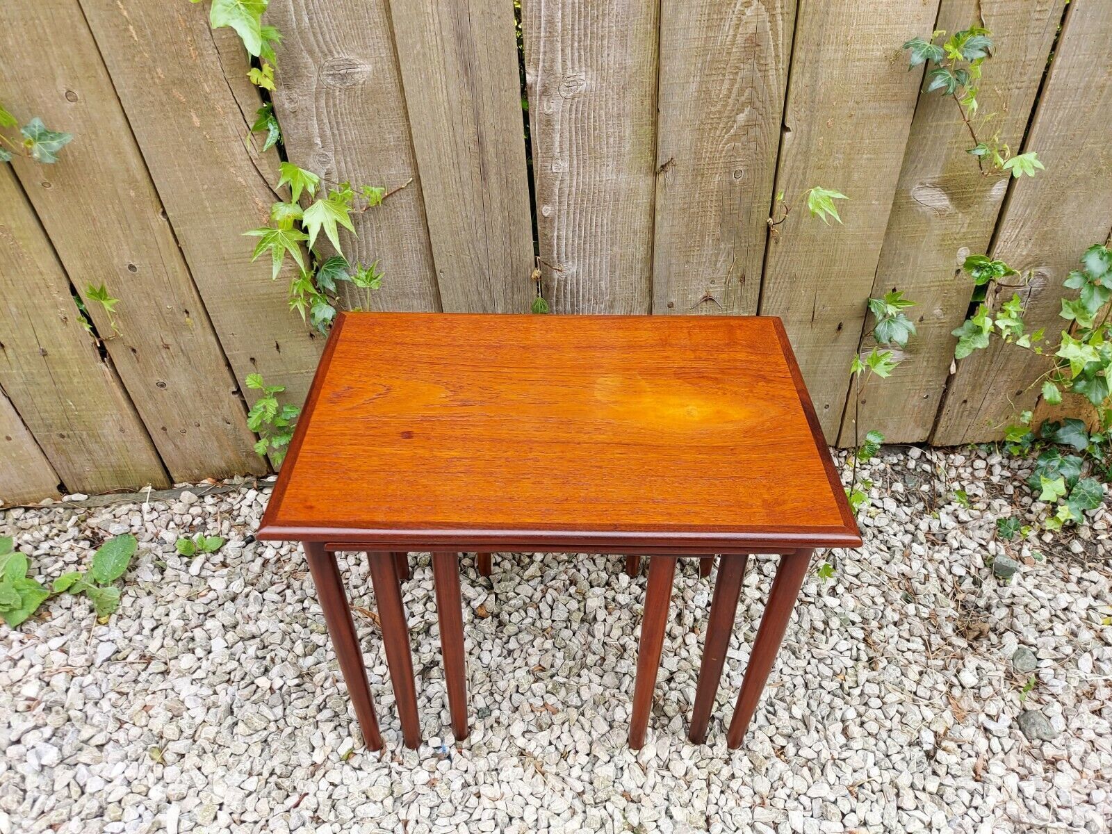 Mid Century Modern Danish Nest Of Tables photo for sale