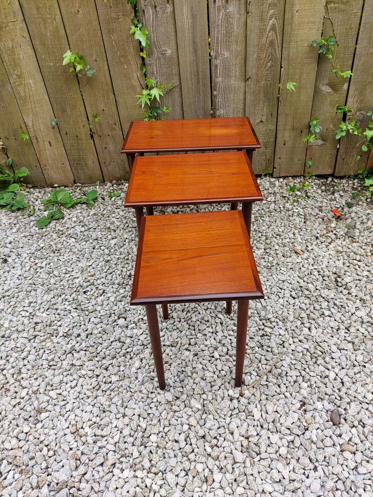 Mid Century Modern Danish Nest Of Tables photo vinterior