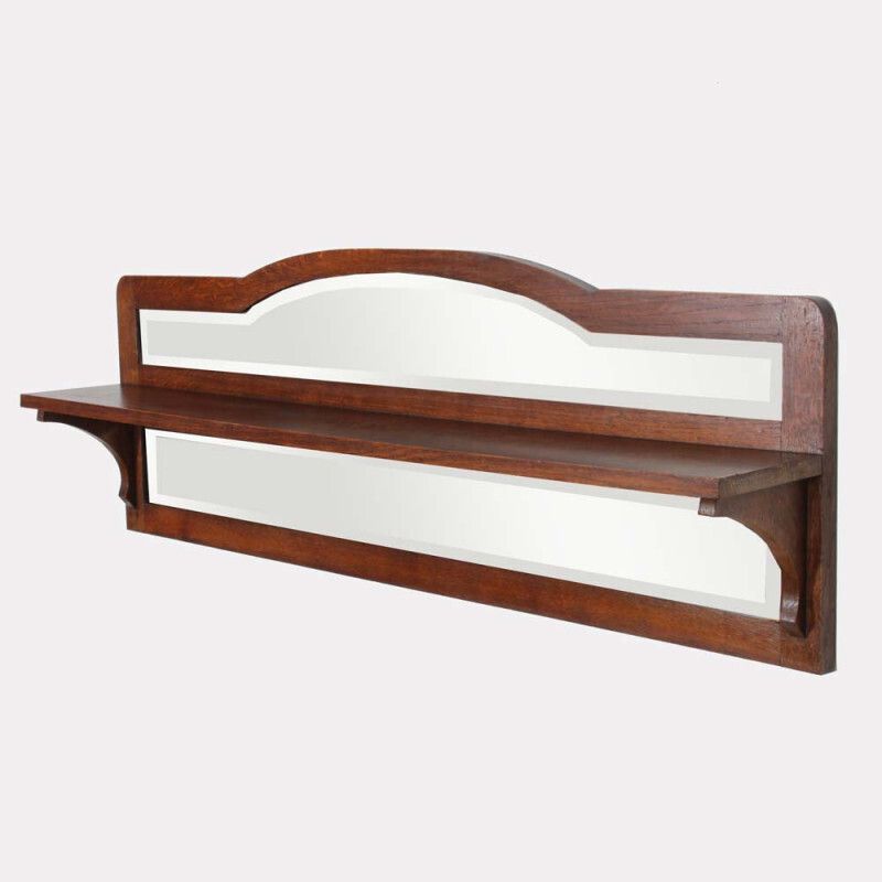 Mirror In The Shape Of A Shelf, Early 20th Century Piece