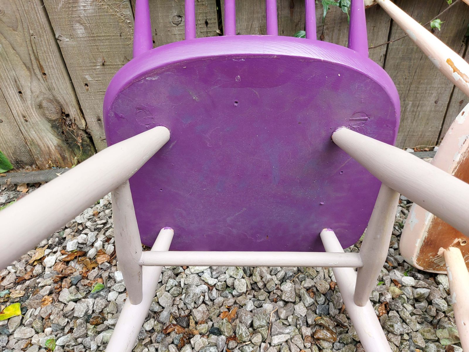 Mcm Ercol 737 Dining Chairs Set Of 4 Painted 2 With Gold Label photo 500.0