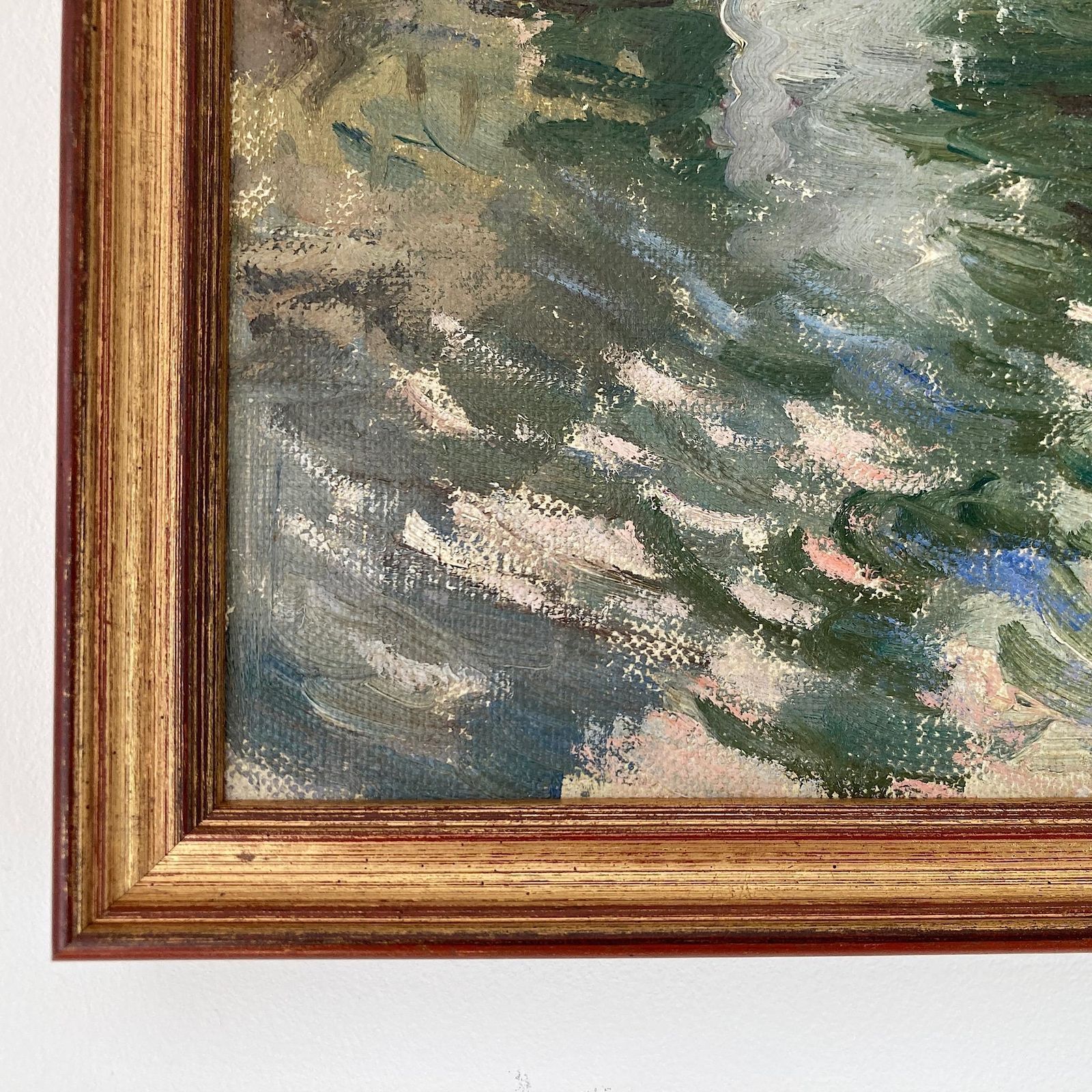 Paris   An Original Vintage Painting Of Paris Circa 1950   Framed Oil On Canvas photo buy