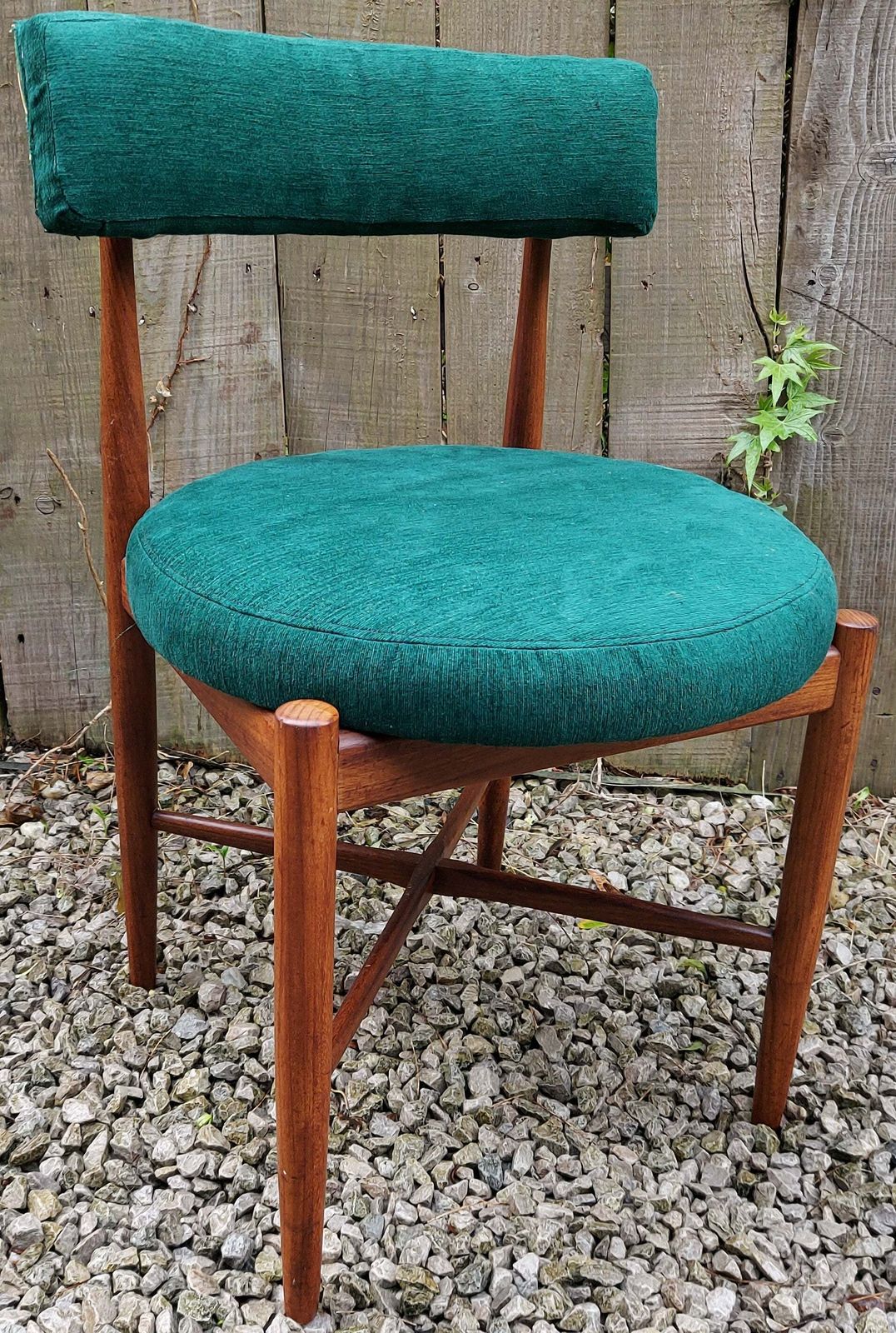 Mcm 4 G Plan Fresco Dining Chairs Bottle Green