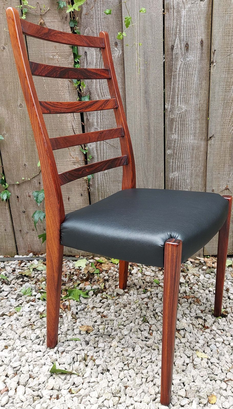 Mcm 6 Svegards Markaryd Ladderback Dining Chairs Rosewood Incl 2 Carvers