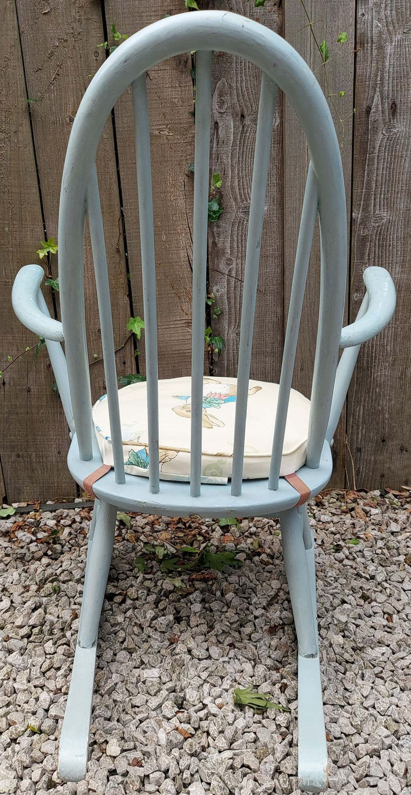 Mid Century Ercol Windsor Quaker 428 Rocking Chair Painted photo 180.0
