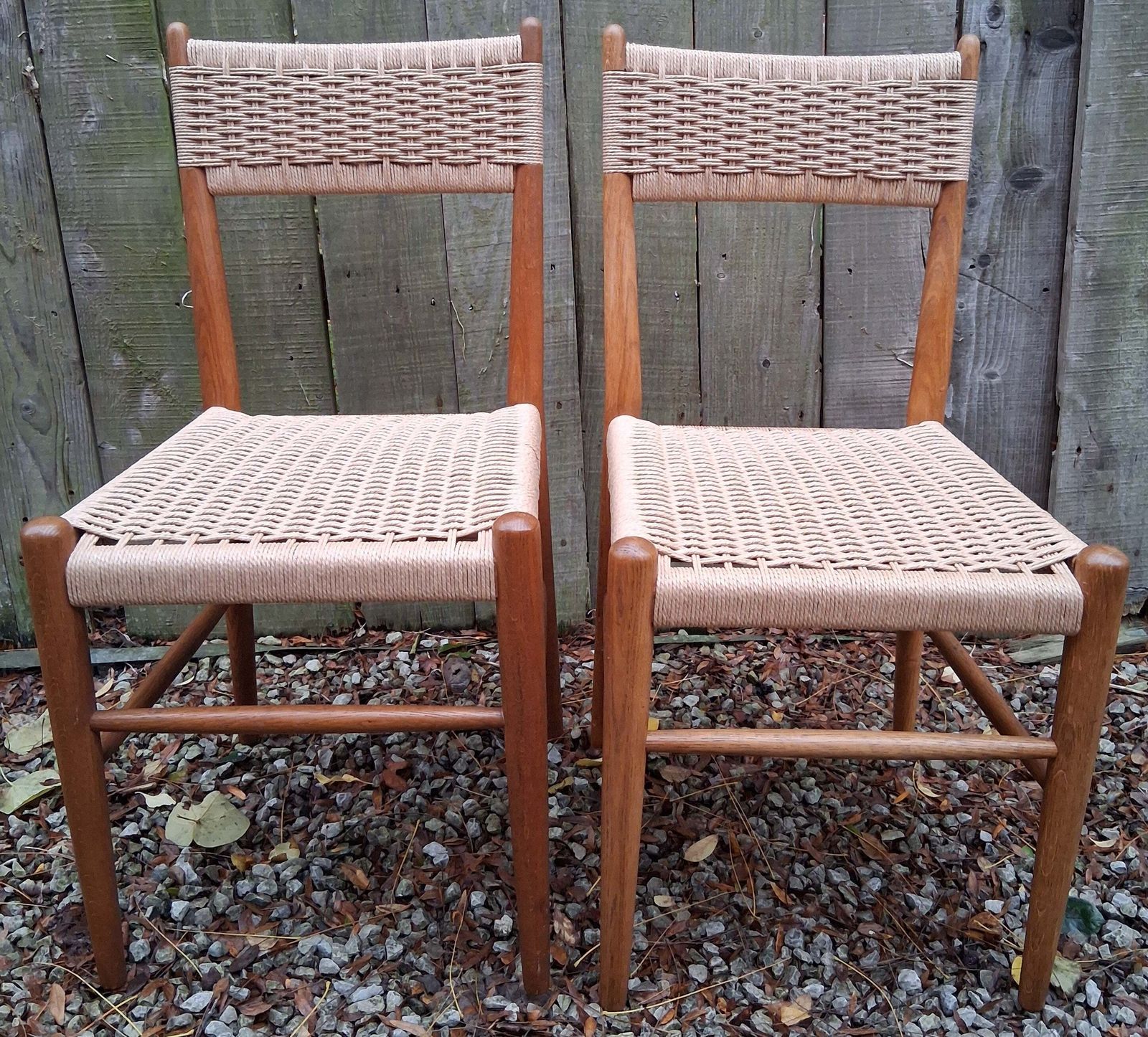 Mid Century Mod 2 Charlotte Perriand Style Dordogne Chair Robert Sentou Rewoven