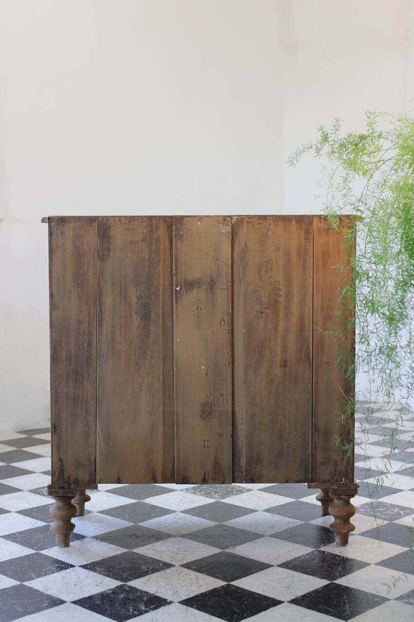 Large English Victorian Pine Chest Of Drawers photo 950.0