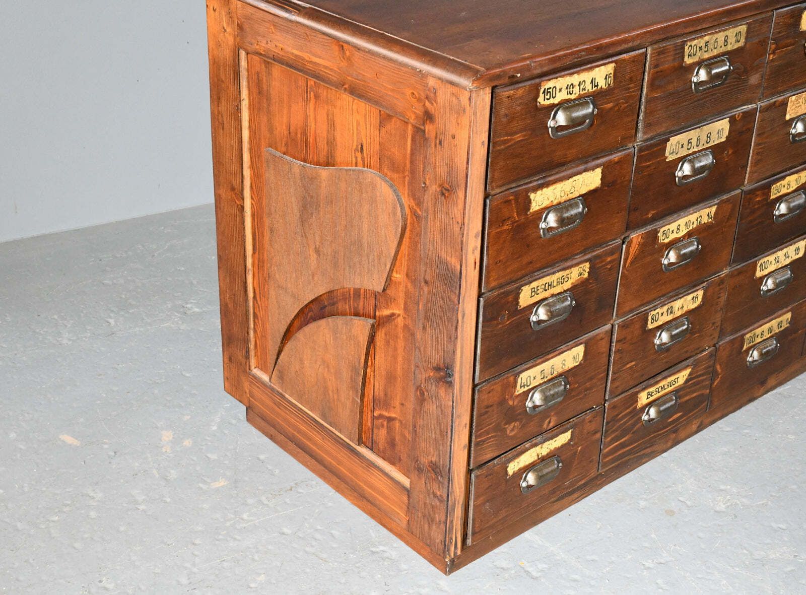 Ironmongers Shop Counter Drawers Circa 1910s photo buy