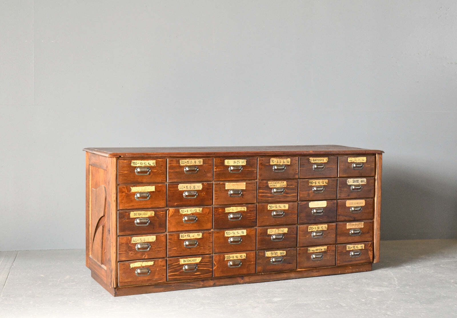 4295.0 Ironmongers Shop Counter Drawers Circa 1910s photo