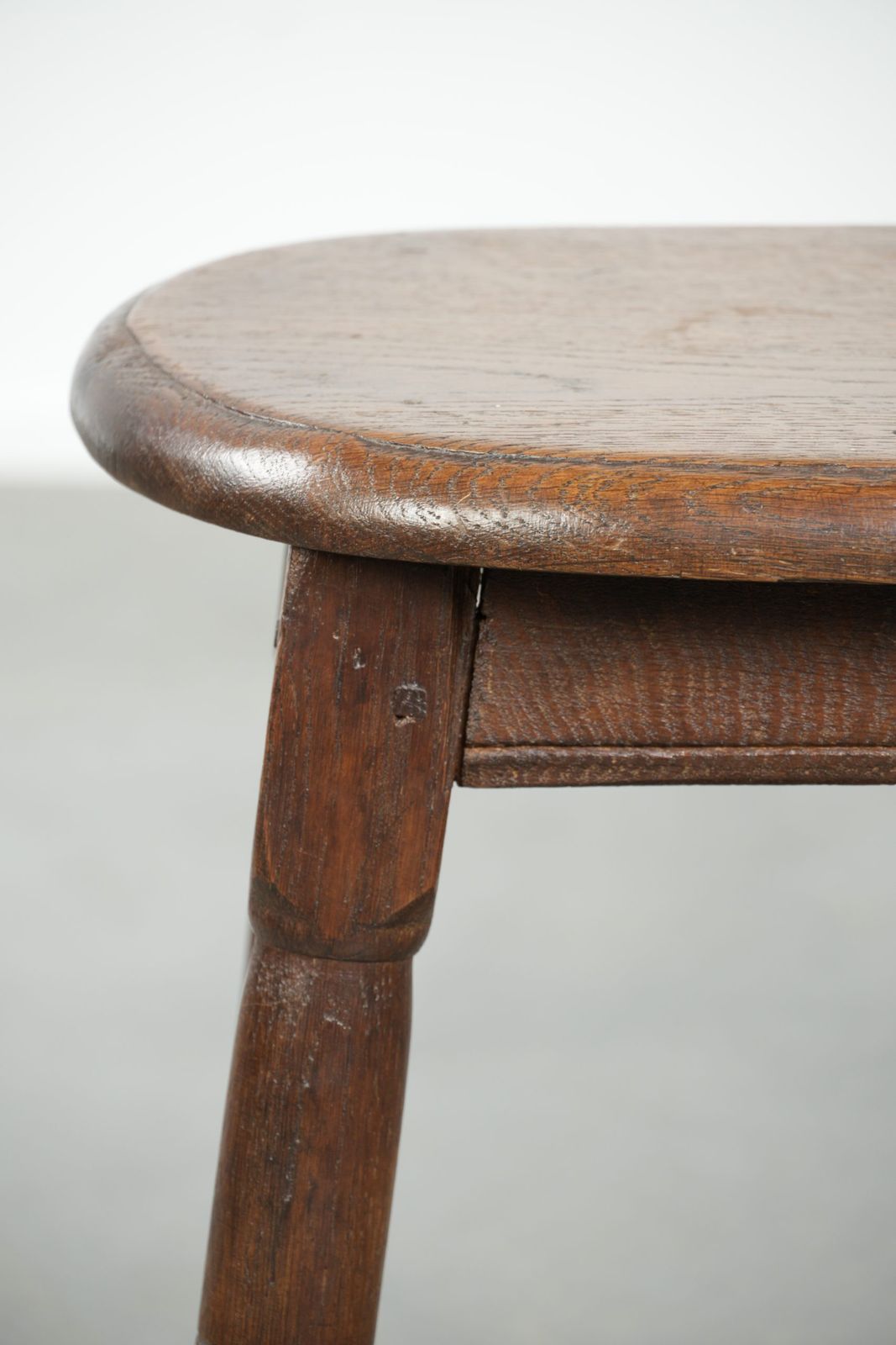 Exceptional Dutch Antique Oak Joint Stool From The Early 19th Century With A Charming Design photo buy
