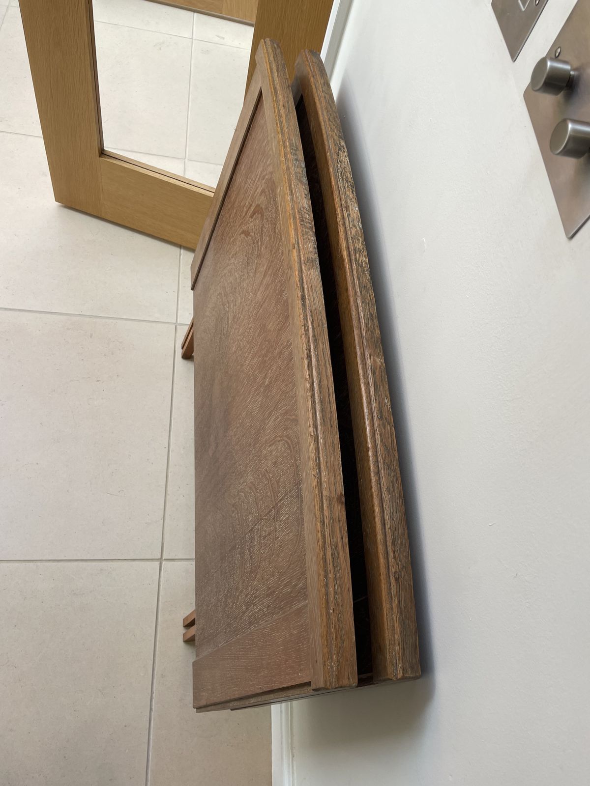 `1950s Limed Oak Chest Of Drawers Including Matching Wardrobe And 2x Headboards photo vintage