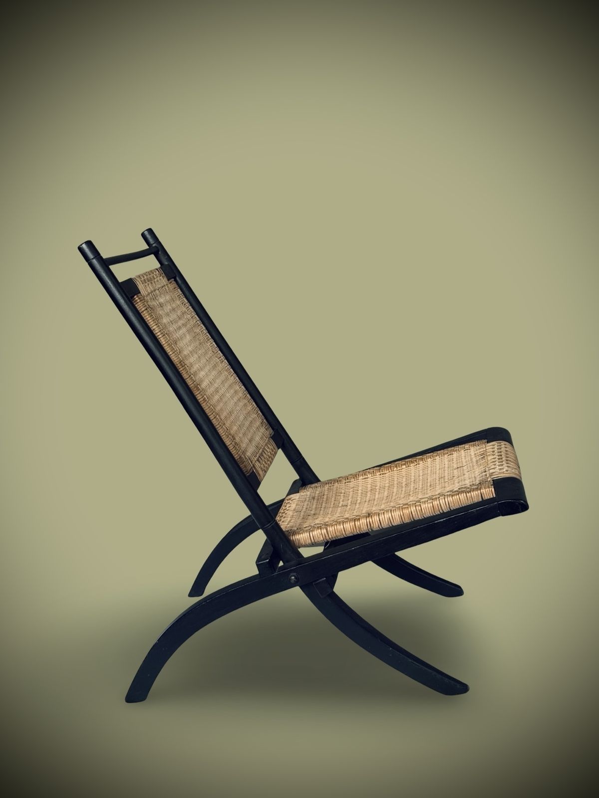 Antique Folding Chair By E.W. Godwin William Watt 1870 Aesthetic Movement photo furniture