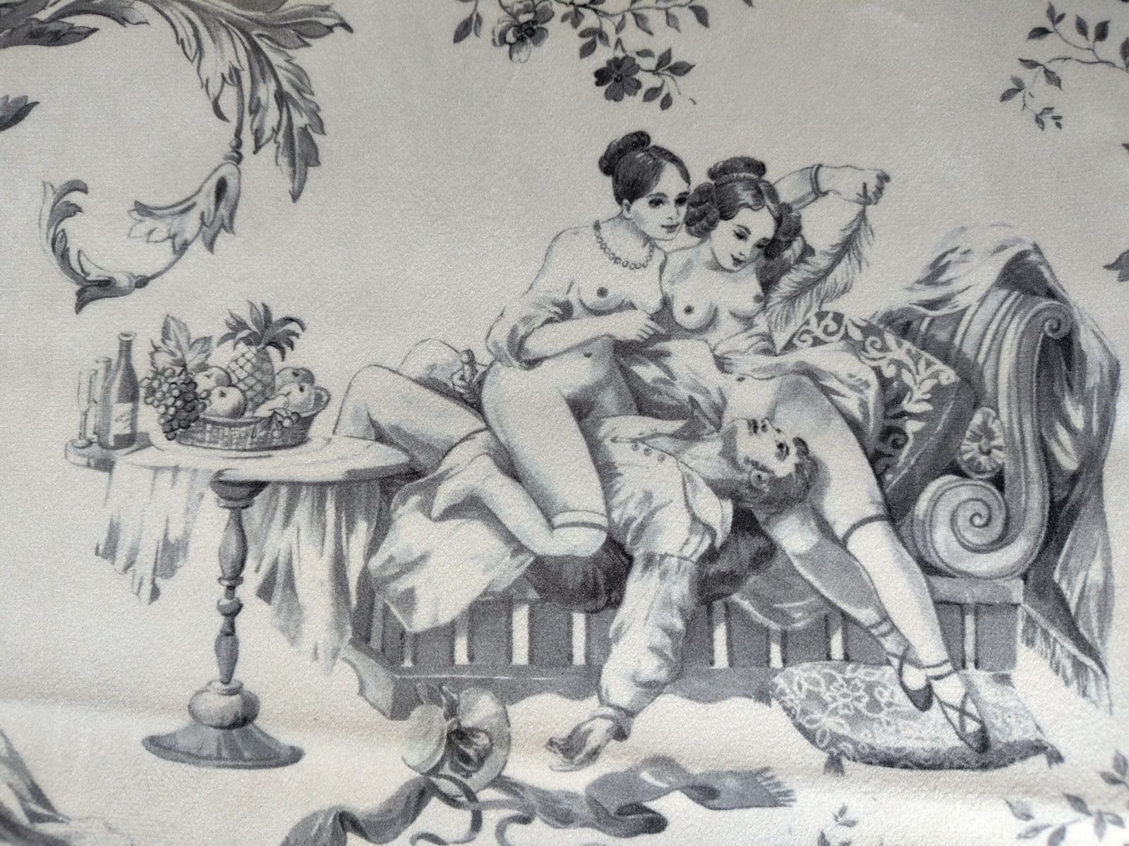 Pascale Risbourg “Erotic Toile” Velvet – 5 Metres photo 1800.0