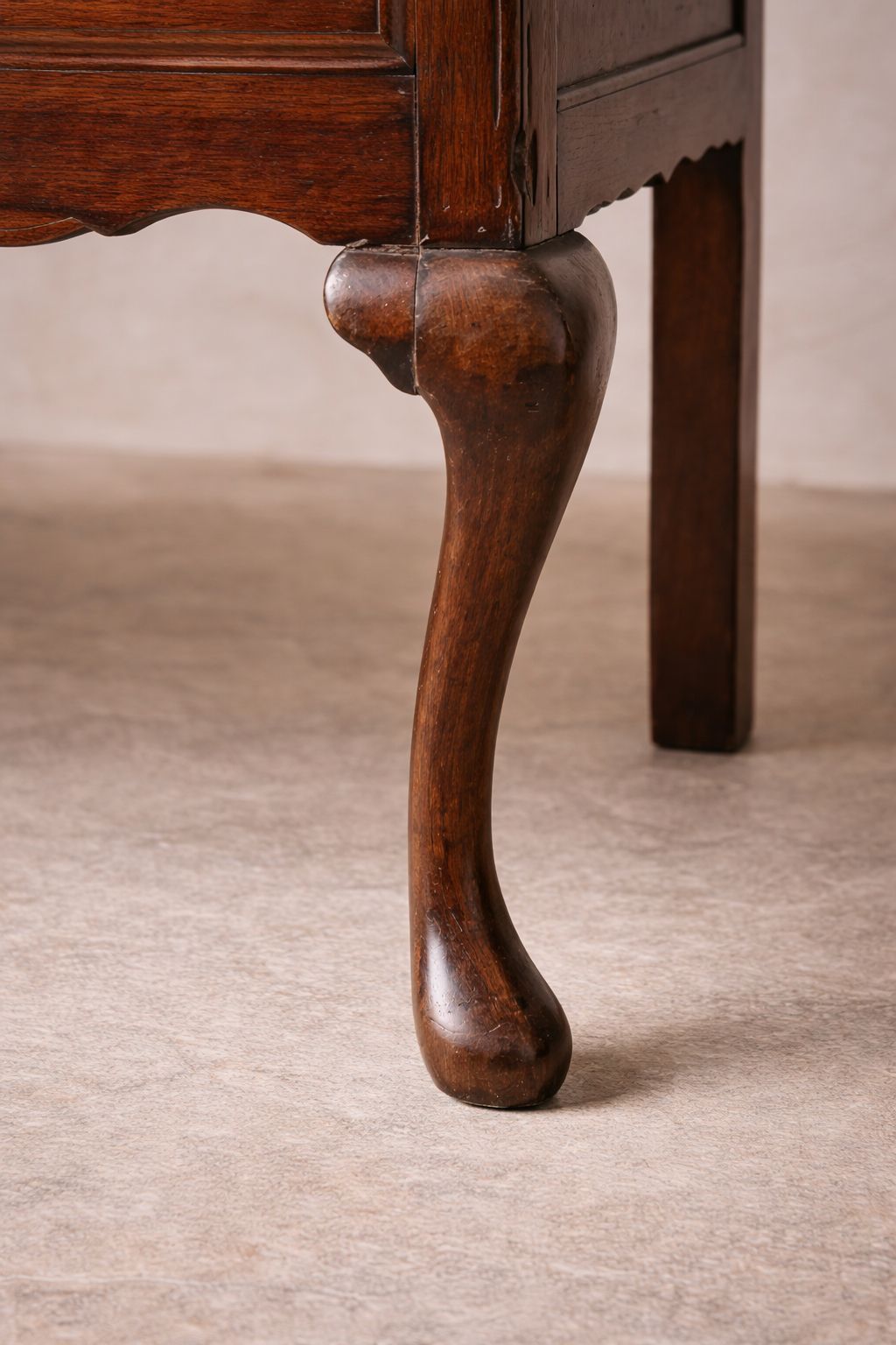 Late 19th Century Oak Dresser Base / Console Table In The Georgian Taste photo furniture
