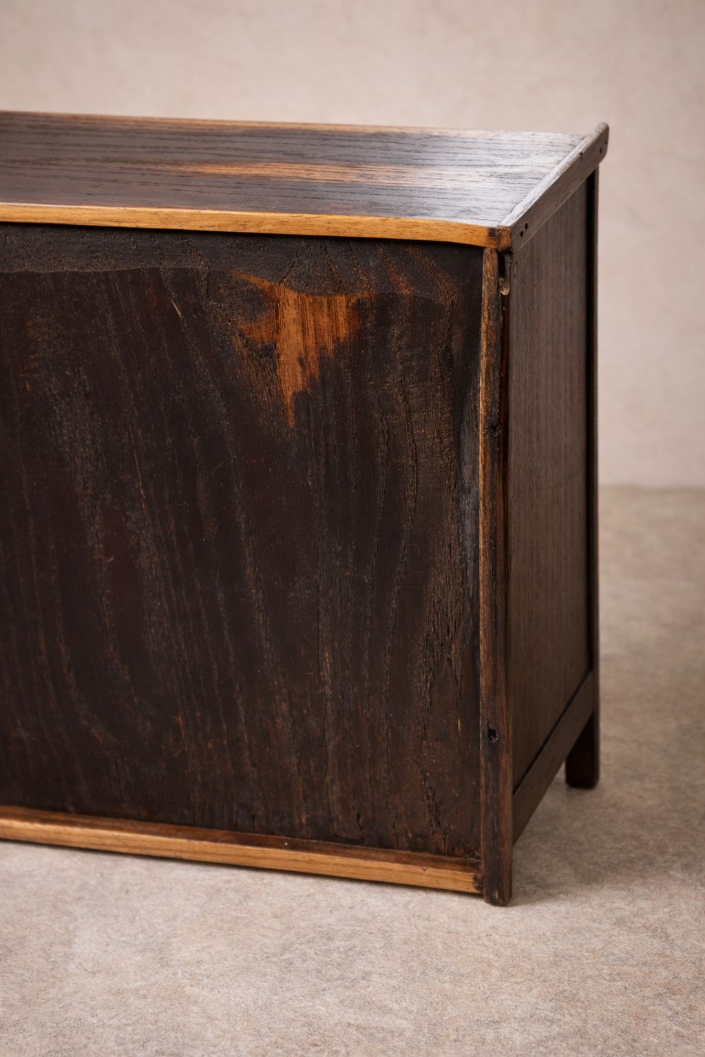 photo furniture Late 19th Century Oak Dresser Base / Console Table In The Georgian Taste