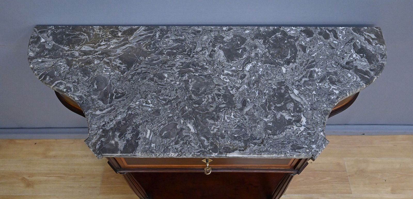 Mahogany And Marble Console Table, Louis XVI Period – Late 18th Century photo 4850.0