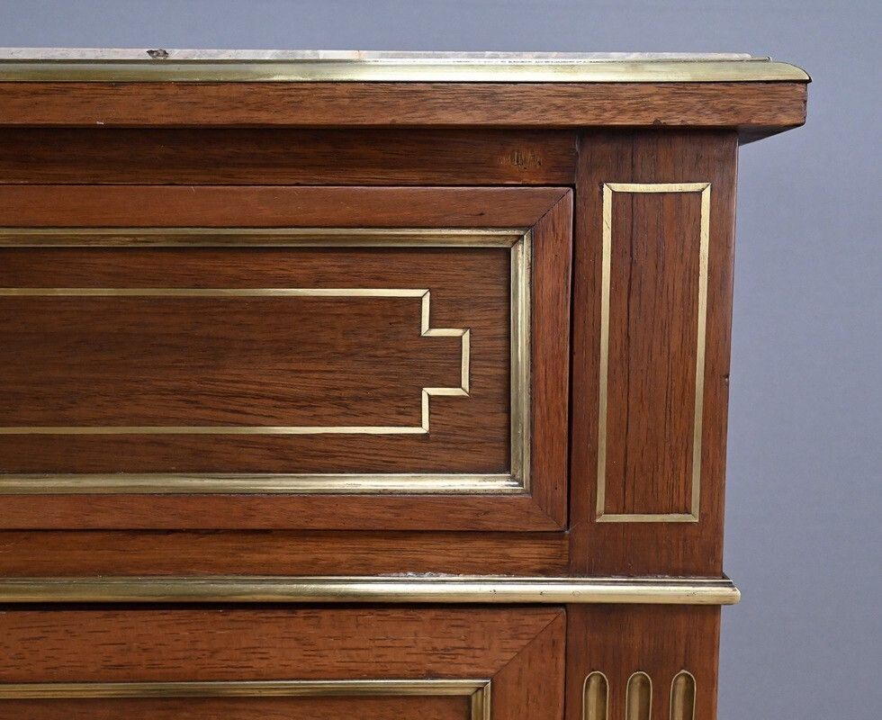 photo furniture Mahogany Secretary Desk, Louis XVI Style, Napoleon III Period – Second Half Of The 19th Century