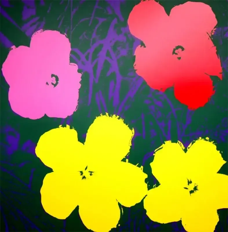 Sunday B. Morning (Andy Warhol), Flowers (Portfolio Of 10) photo Art