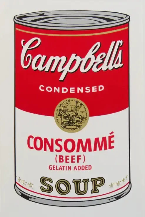 Sunday B. Morning (Andy Warhol), Campbells Soup (Portfolio Of 10) photo Art
