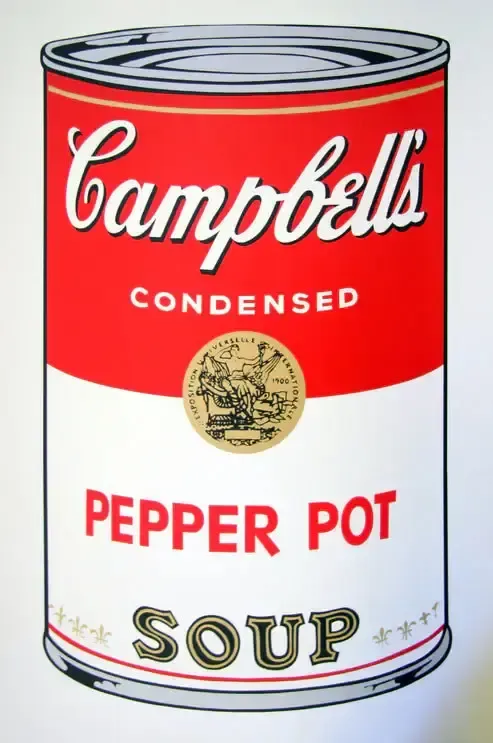 Sunday B. Morning (Andy Warhol), Campbells Soup (Portfolio Of 10) photo vintage