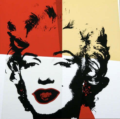 Sunday B. Morning (Andy Warhol), Golden Marilyn (Portfolio Of 10) photo Art